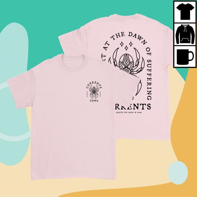 Currents Band Official Spider Attractive Shirt - Pink Currentsofficial