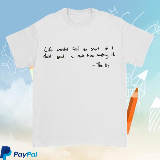 The K's Merch The K's Handwritten Lyric Stacked Tee Shirt