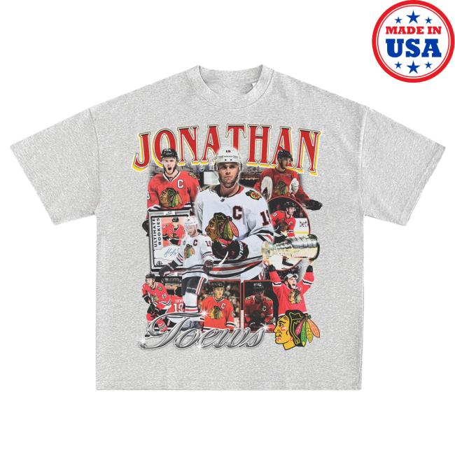 Official Game Changer Jonathan Toews T-Shirt Ash GameChanger