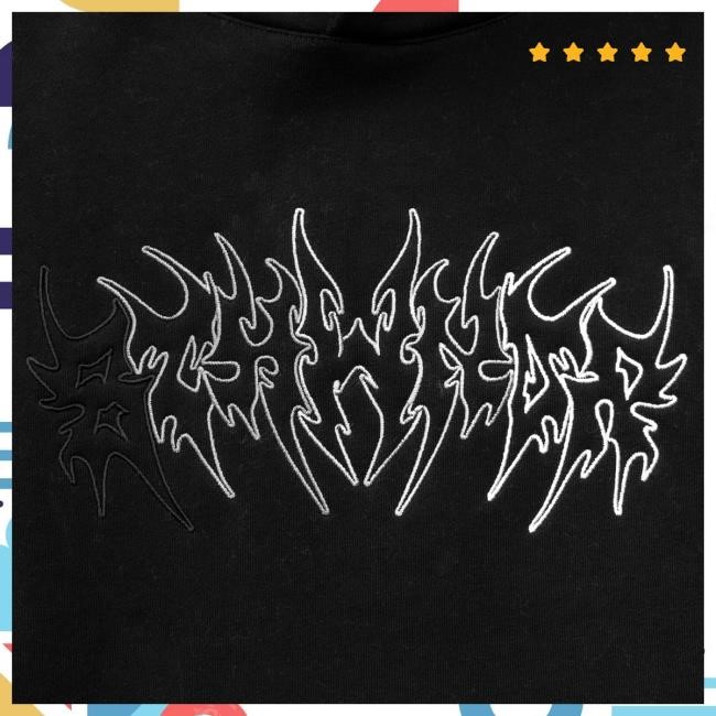 Official 8thwndr Tribal Fade Hoodie Black