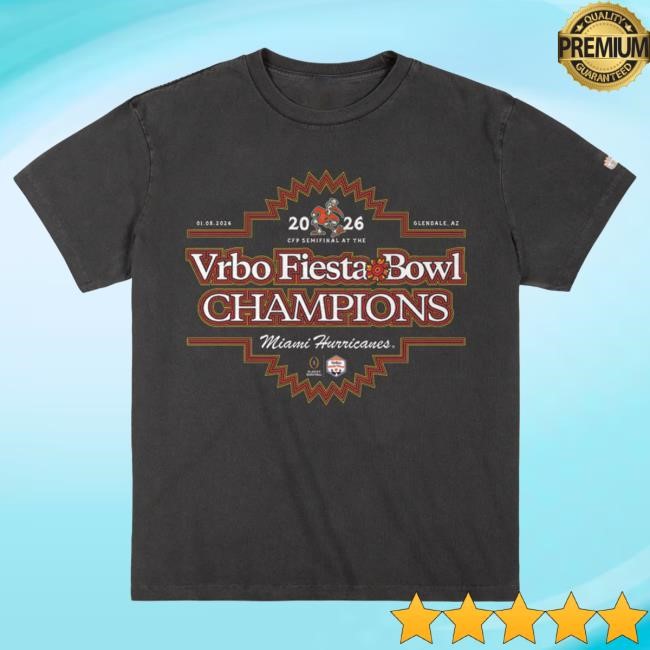 Glendale Victory Miami Hurricanes NCAA Football NCAA Trophy Tee 2026