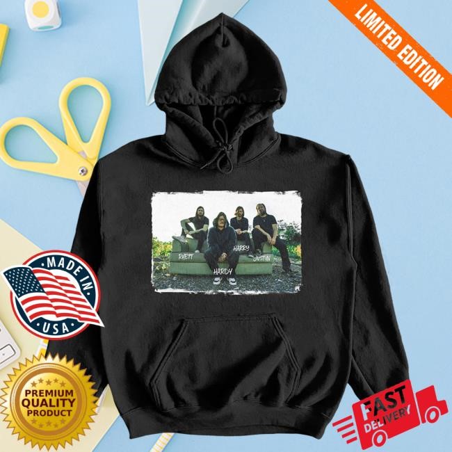 Official Hardy Merch Store Band Photo Hooded Sweatshirt