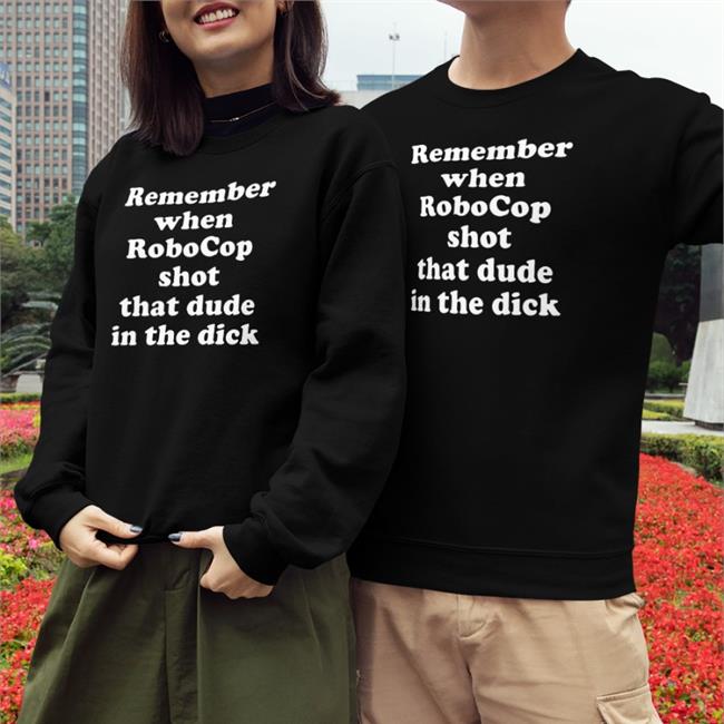 Marc Bernardin Remember When Robocop Shot That Dude In The Dick Hoodie