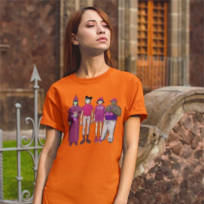 Gorillaz Merch Little Miss Panic Attack From Weed Hoodies