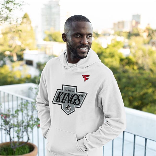 Los Angeles Kings La Kings X Faze Clan White Shirt Teamlastore Merch By La Kings Faze Clan