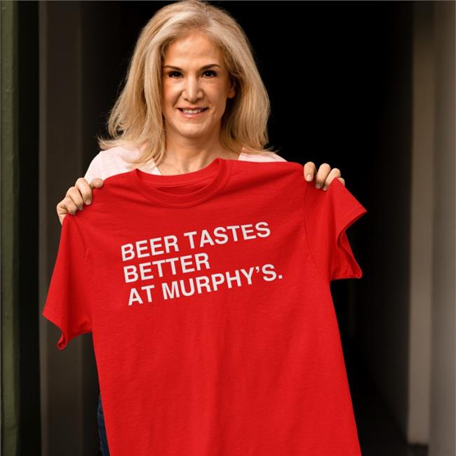 Obvious Shirts Merch Beer Tastes Better At Murphy's Zip Up Hooded Murphy's Bleachers