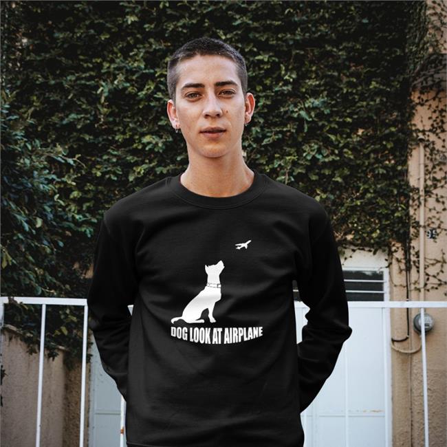 Engrish Dog Look At Airplane T Shirts