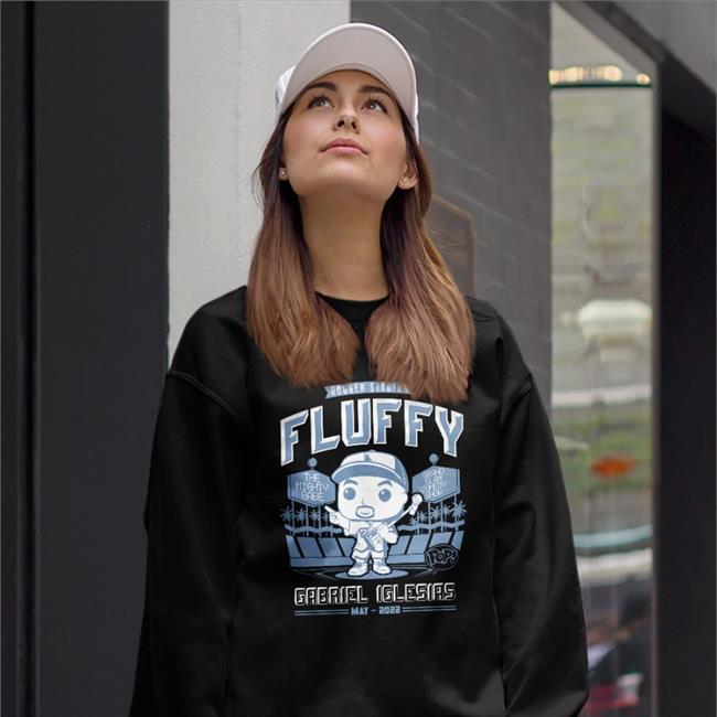 Fluffy Funko Baseball Hoodie Fluffy Guy Merch Fluffy Funko Baseball Shirt 2022 Dodger Stadium Fluffy Gabriel Iglesias May 2022