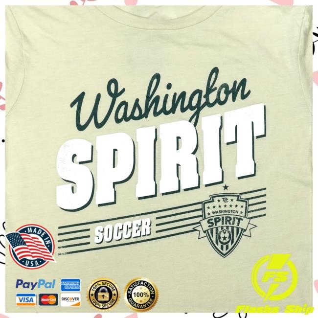 Official Washington Spirit Stadium Shop Washington Spirit Bone Heritage Tee