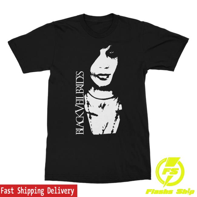 Official Black Veil Brides Merch Store Black Veil Brides Throwback Andy T-Shirt Black Veil Brides Clothing Shop
