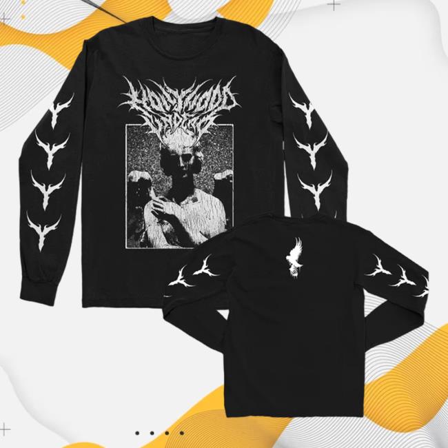 Official Hollywood Undead Merch Hollywood Undead Crying Statue Crewneck Sweatshirt