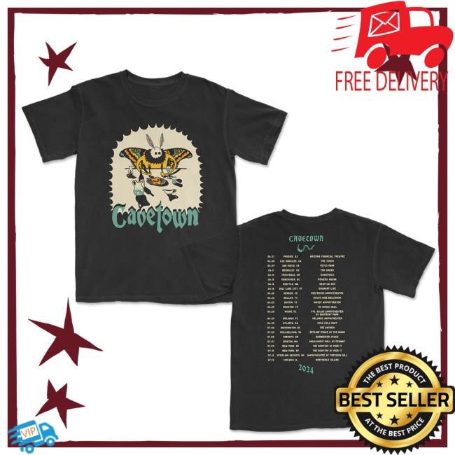 Official Cavetown Merch Moth Dinner Tour Shirt 2024 Cave Town