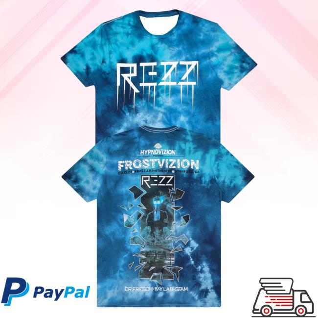 Official Rezz Merch Store Shop Rezz - Frostvizion 23 - Tie Dye Attractive Shirt