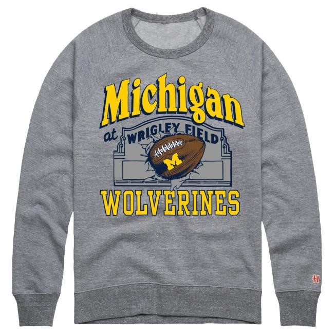 Michigan Wolverines Football Wrigley Field Game Sweater The M Den Shop