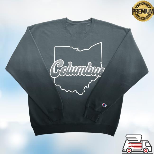 Official Ohio Clothing Merch Black Ombre Hoodie