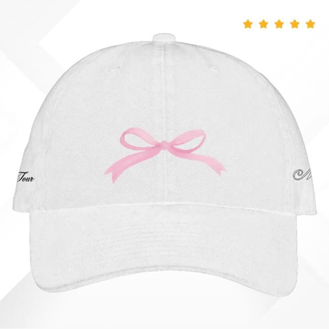 Spinnin Tour Pink Bow Dad Hat Madison Beer