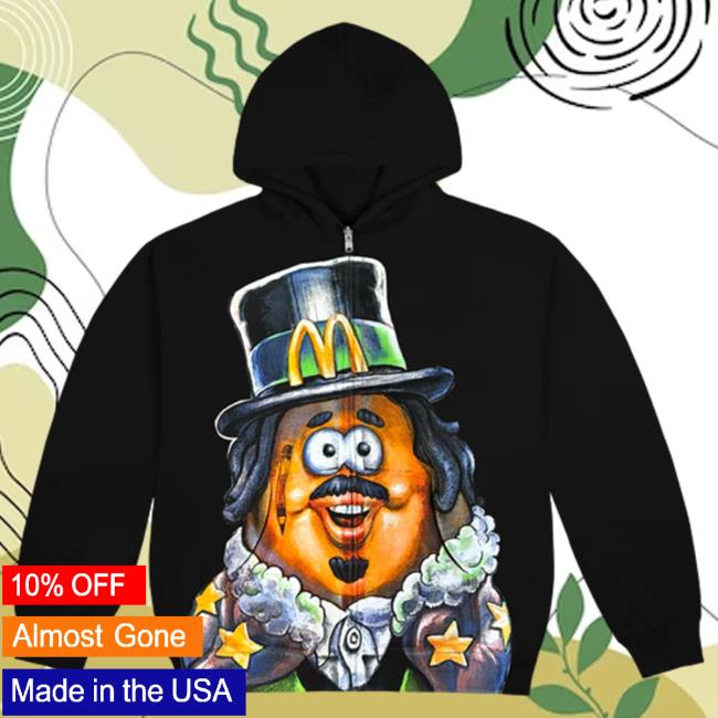 Official Kerwin Frost X Mcdonald’S Merch "Work Of Arch" Zip Hoodie