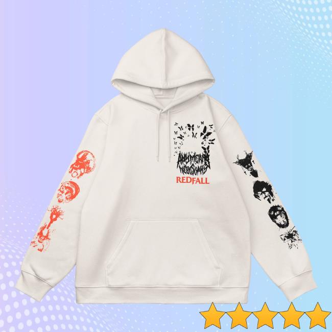 Official Any Means Necessary Clothing Blooderfly Redfall Hooded Sweatshirt Sandshell