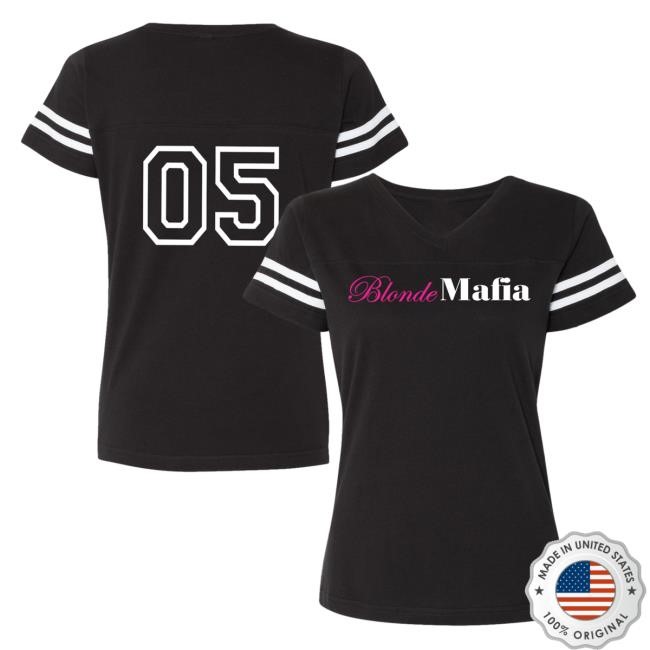 Official Girls Next Level Merch Store | Blonde Mafia Varsity Essential T Shirt Girlsnextlevel Clothing Shop Girls Next Level