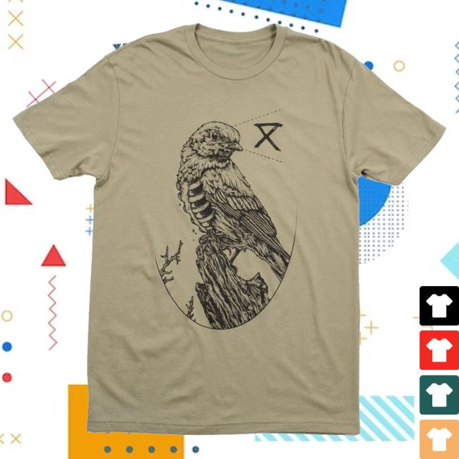 Official Circa Survive Bird T-Shirt Light Olive Circasurvive