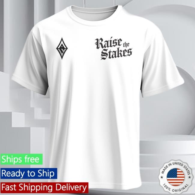 Las Vegas Aces Raise The Stakes 2025 Playoffs White Tees