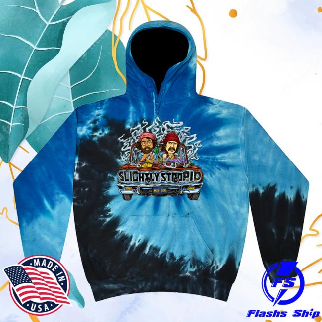 Official Slightly Stoopid Merch Store Shop Slightly Stoopid Up In Smoke Tie Dye Crew neck Sweatshirt SlightlyStoopid