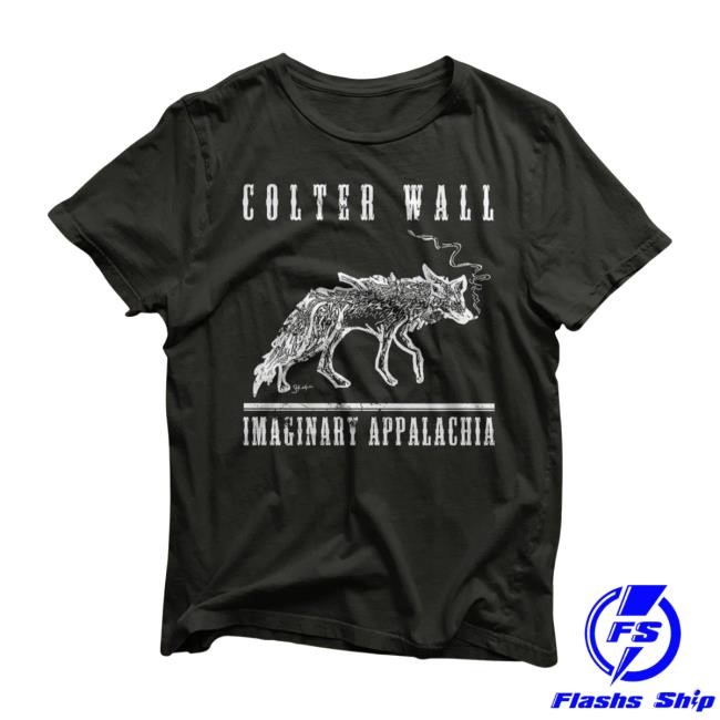 Colter Wall Imaginary Appalachia New T-Shirt Colter Wall Merch