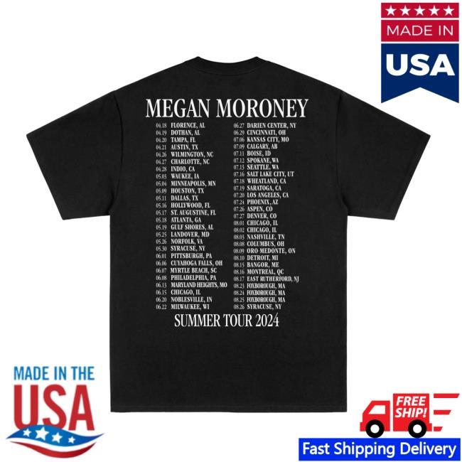 Am I Okay? Summer Tour Dates S/s Shirt – Megan Moroney