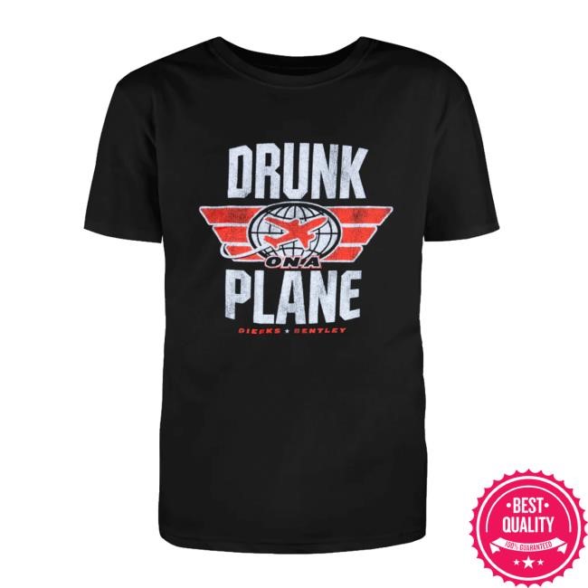 Dierks Bentley Official Merch Store Drunk On A Plane Jet T-Shirt Dierks Bentley Clothing Shop Apparel