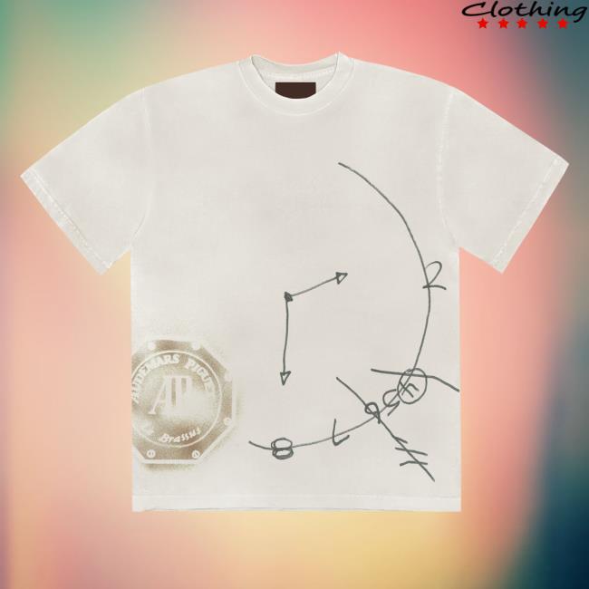 Travis Scott X Audemars Piguet Merch Cj X Ap Time Zones Tee