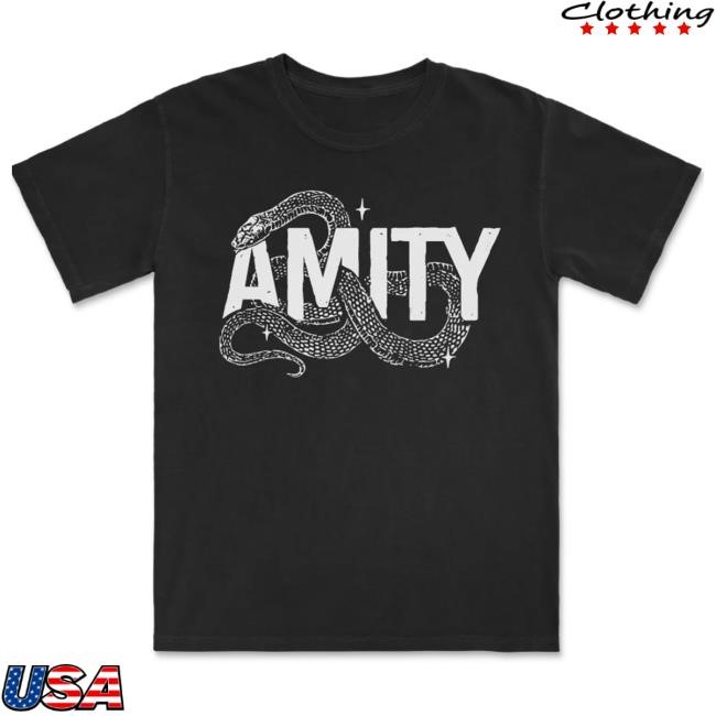 Official Amity Affliction Merch Store Amity Affliction Snake T-Shirt (Black)