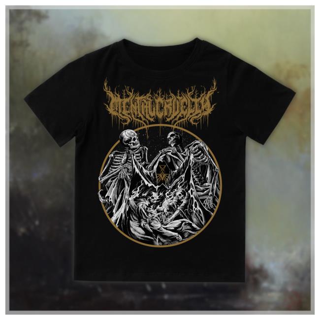 Official Mental Cruelty Store The Cultists Shirts - Gold Print
