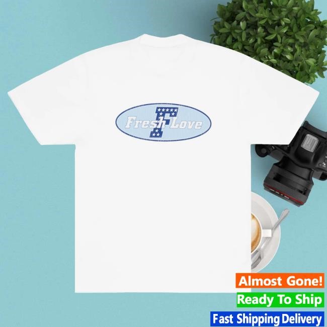 Fresh Love Clothing Shop Merch Fresh Love Vintage Stars White Shirts