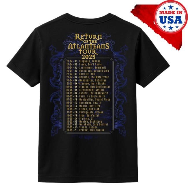 Official Imperial Age Merch Gold Sign - Tour 2025 Tshirt (Ltd 59)