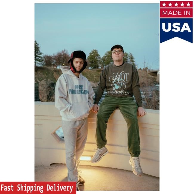 Official Hot Mulligan Merch Block Hoodies