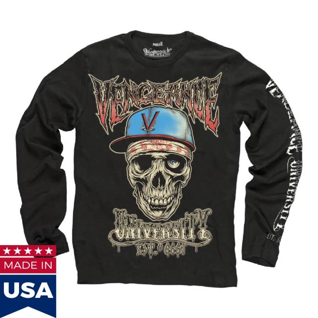 Official Vengeance University merch OG Zomby Long Sleeve