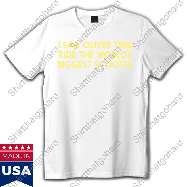 Oliver Tree Merch Worlds Biggest T-shirt