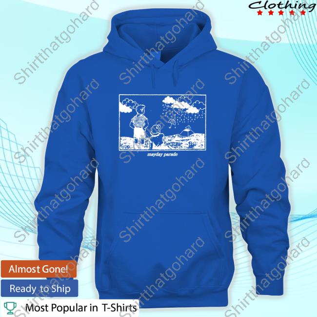 Official Mayday Parade Merch Dreamin' Dark Blue T Shirt