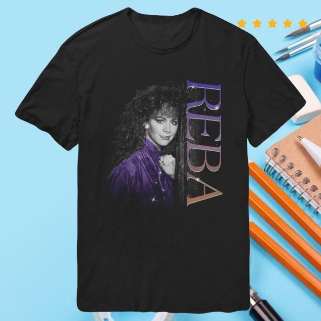 Official Reba Mcentire Merch Store Reba Purple Jacket Photo Tees RebaMcentire