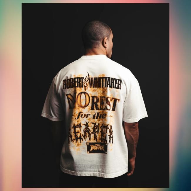 Official Full Violence Clothing Robert Whittaker No Rest "Premium" Tshirt