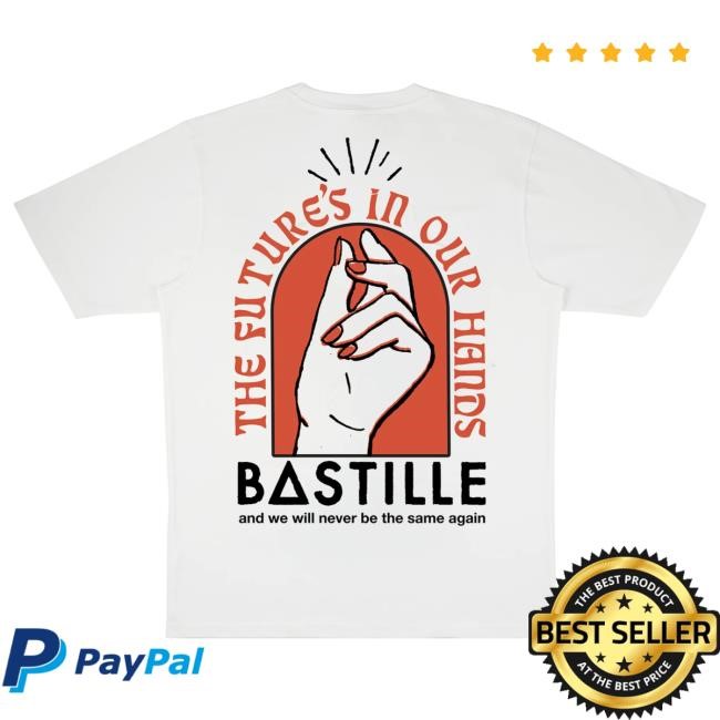 Bastille Band Future’s In Our Hands White Top Shirt Bastille Official Merch Store