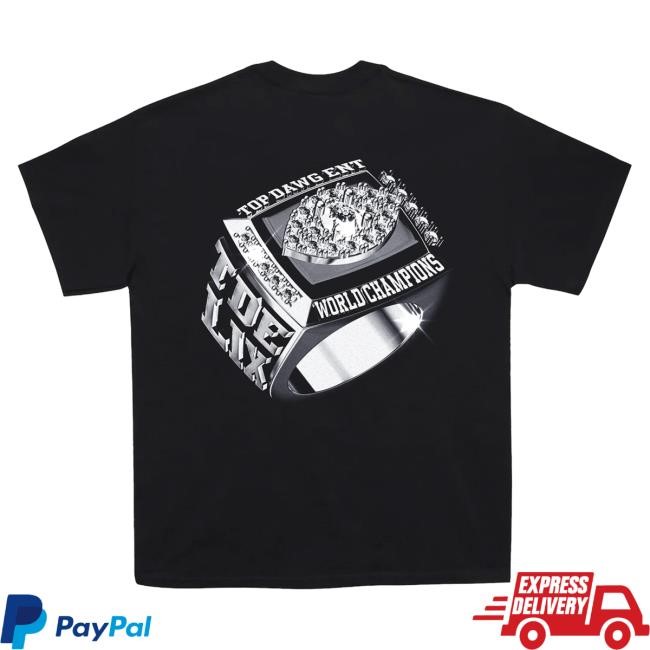 Official Txdxe Merch Store TDE LIX Ring New Shirt