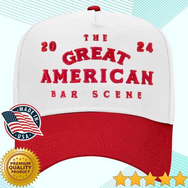 Zach Bryan Bar Scene 2024 Red and White Cap Zach Bryan Merch Store Shop Official