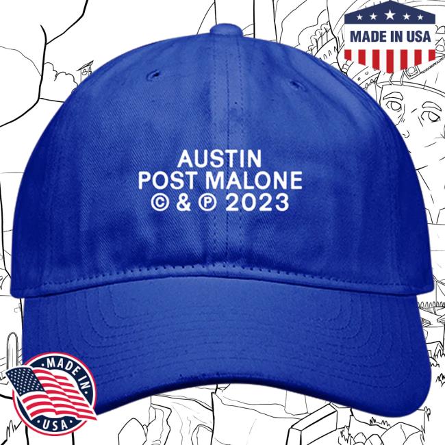 Official Post Malone Merch Store Post Malone Blue Tour Twill Snapback Post Malone Apparel Clothing Shop PostMalone