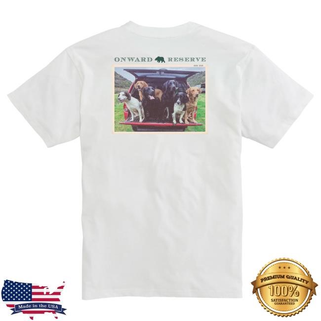 Onward Reserve Good Boys Postcard Tee White Dog