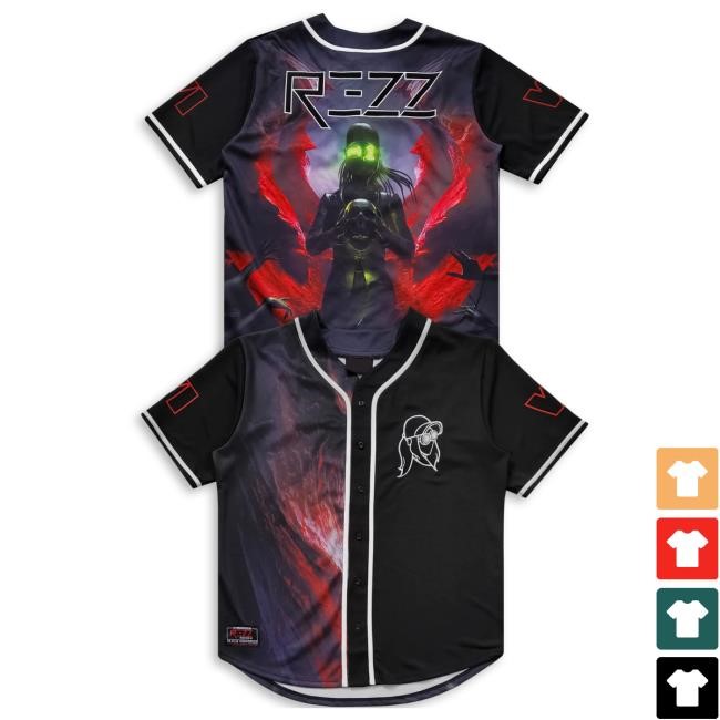REZZ - REZZ Rocks VI - Baseball Jersey New Shirt Rezz Merch Store Shop Official