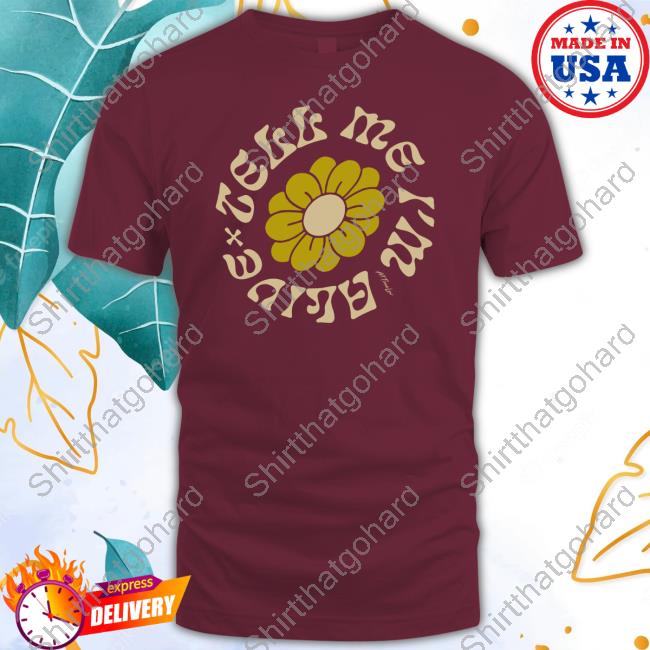 All Time Low Merch Tell Me I'm Alive Flower Tee