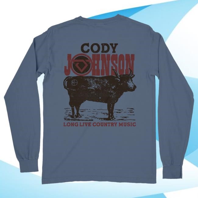 Official Official Cody Johnson Merch Store Cody Johnson Steer Long Sleeve Tee