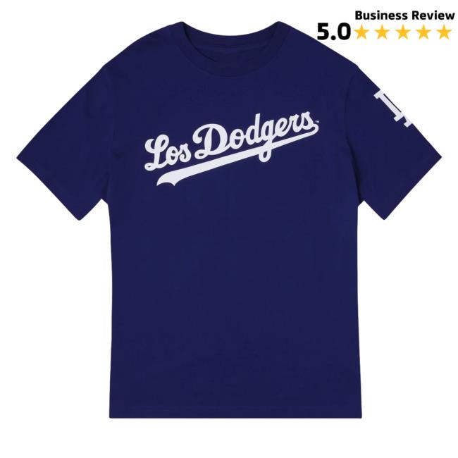 Official New Era Merch Los Angeles Dodgers Retro City Tshirt
