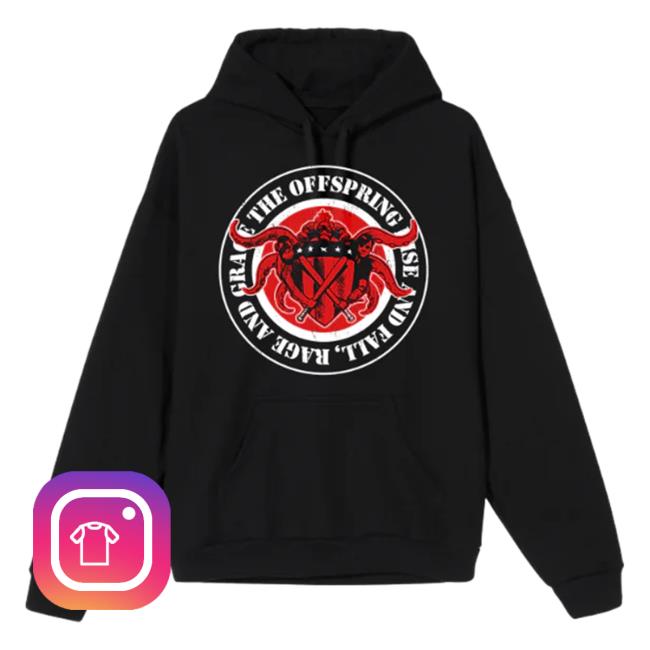 The Offspring Merch Shop Rise And Fall Rage Sweatshirt Offspring Apparel